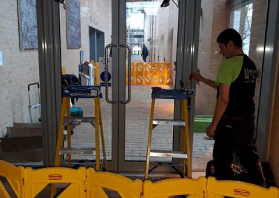 Glass Door Repair At University Of Oxford Said Business Centre