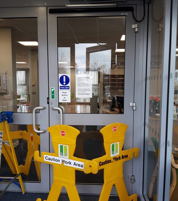 DDA Accessible Swing Door installation, Oxford