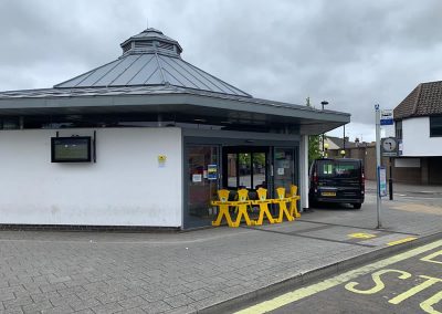 Automatic Sliding Doors At Mildenhall Bus Station