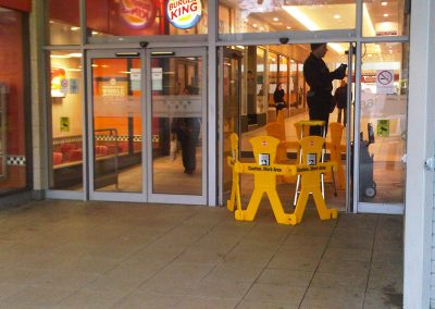 Borad street mall entrance automatic door