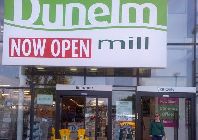Dunelm Mill automatic door