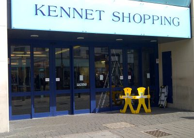 Kennet shopping centre automatic door