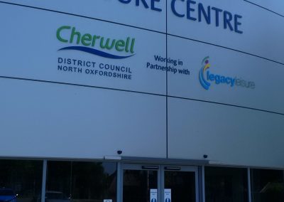 Kidlington leisure centre automatic door