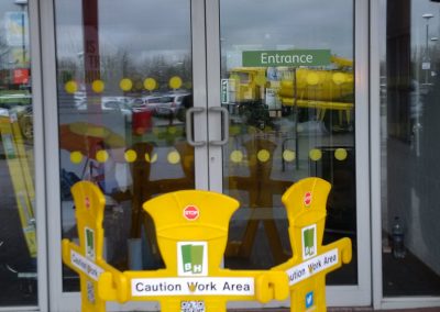 Oxford leisure centre aluminium door repair
