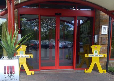 Oxford Hotel sliding doors