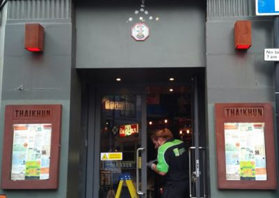 Restaurant swing doors