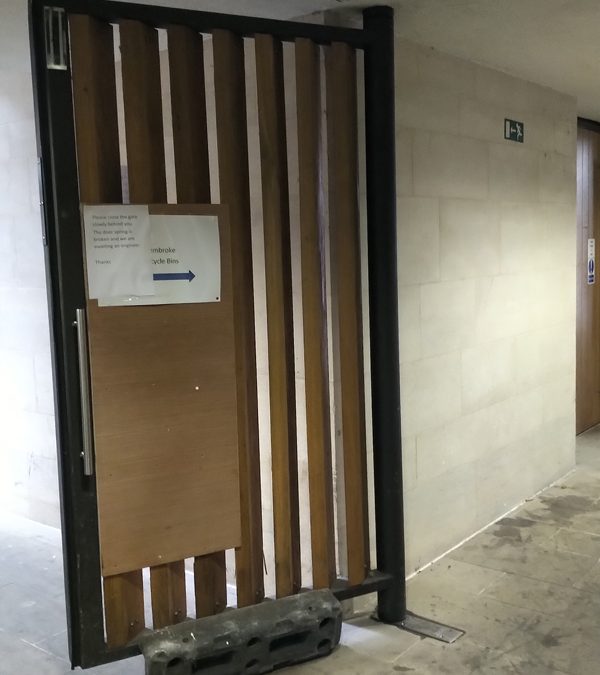 Steel Security Gate Floor Closer Replacement – Oxford
