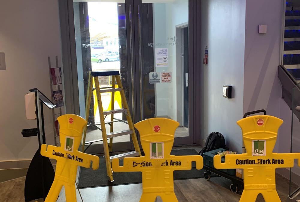 Automatic Swing Door Repair – Corn Exchange, King’s Lynn