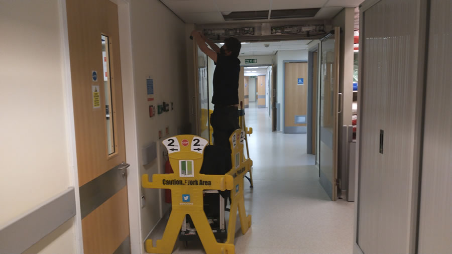 Assa Abloy Automatic Swing Door Repair – West Berkshire Hospital