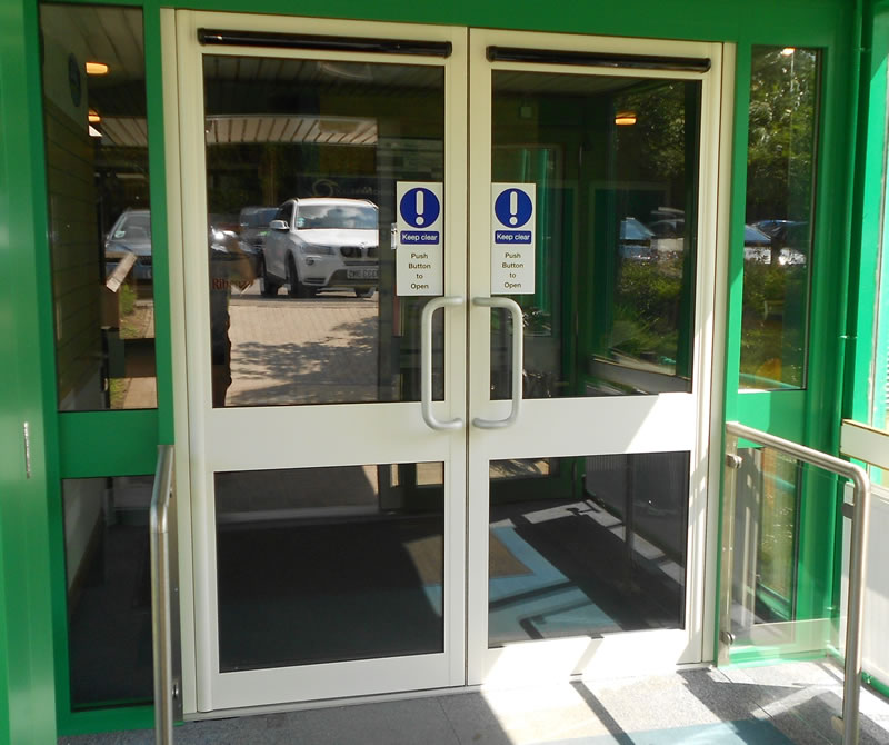 Automatic Doors Service at Faringdon Leisure Centre, Oxfordshire