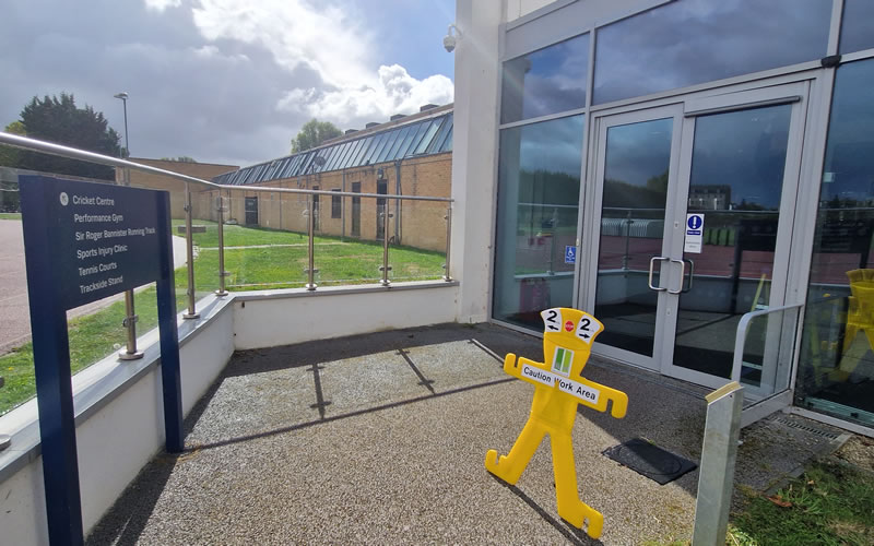 Emergency Automatic Swing Door Repairs – Sports Centre In Oxford