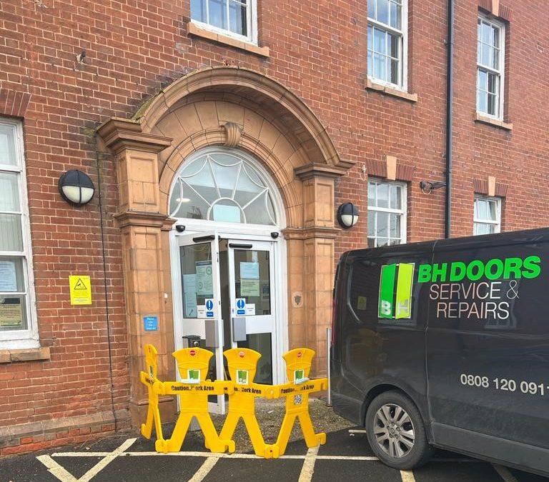 Automatic Swing Door Installation – Hospital, Suffolk