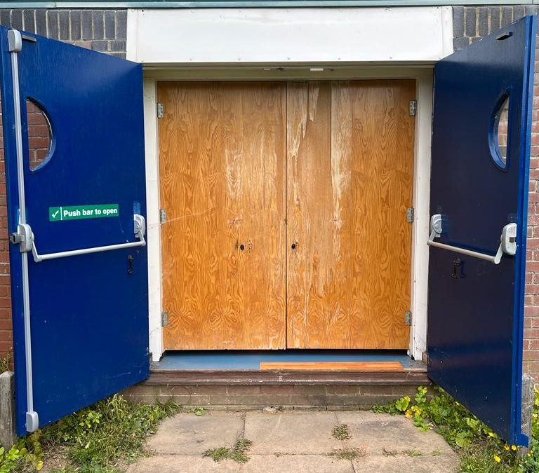 Fire Escape Repair – Brackenbury Sports Centre, Felixstowe