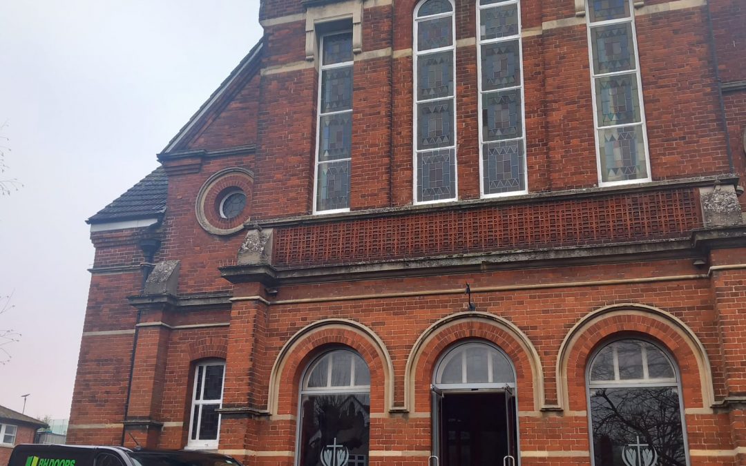 Glass Door Repiar – Saffron Waldon Baptist Church
