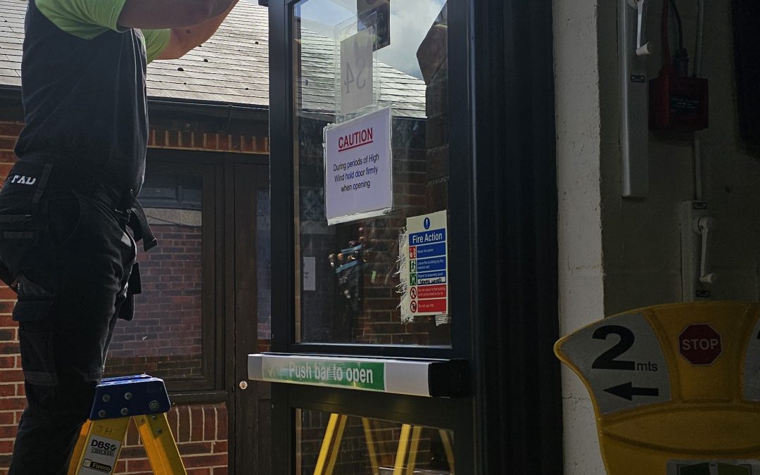 Aluminium Door Servicing at Lord Williams School – Thame, Oxfordshire