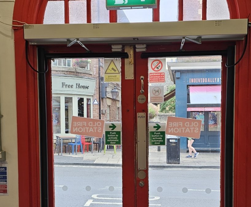 Automatic Swing & Sliding Door Servicing – Crisis UK, The Old Fire Station, Oxford