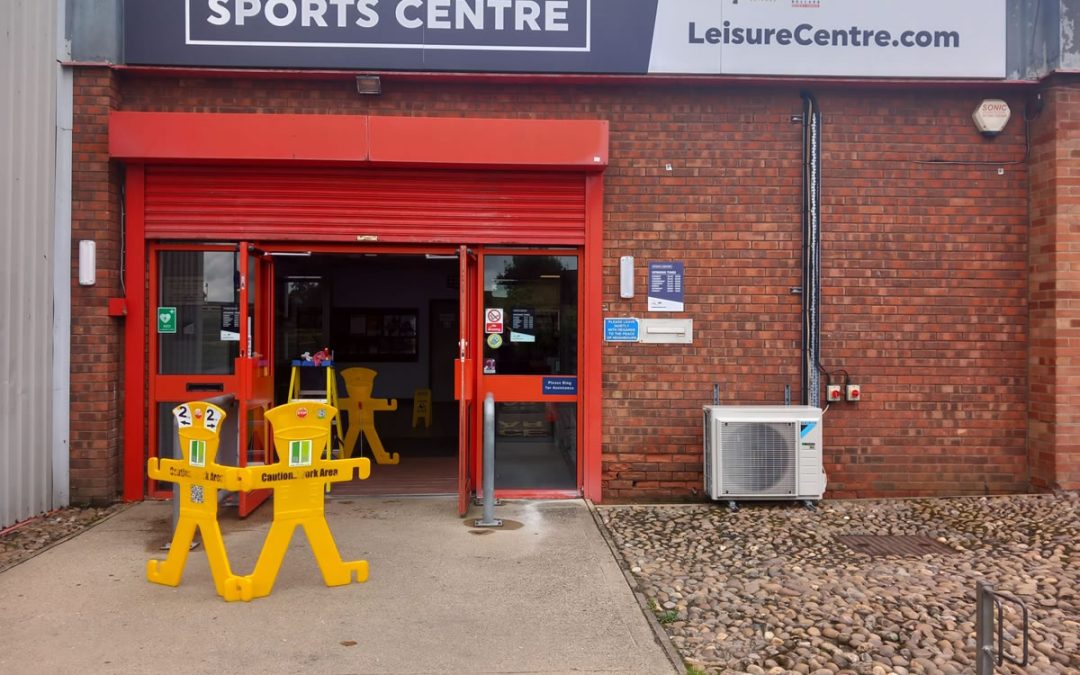 Automatic Swing Door Service at Sports Centre – Spalding, Lincolnshire