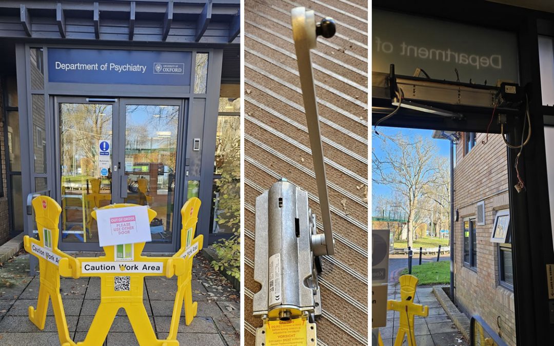 Automatic Swing Door Repairs – University Of Oxford