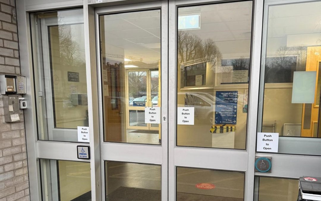 Automatic Door Installation – Saffron Walden Hospital, Essex