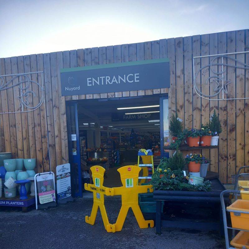 Bedford automatic door service at garden centre