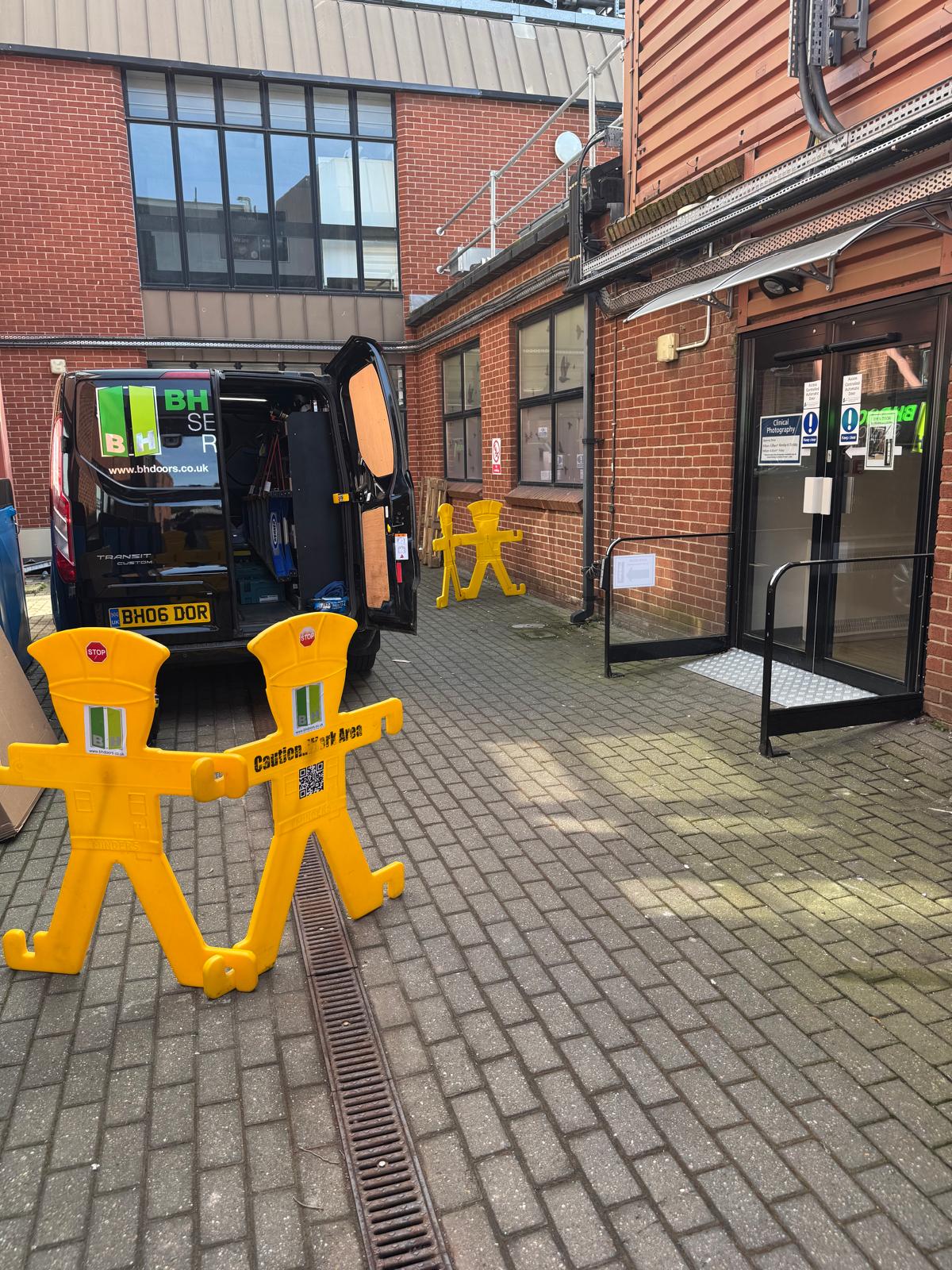 automatic swing door installation suffolk