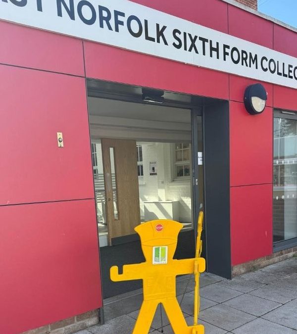 Automatic Sliding Door Service at College – Great Yarmouth.