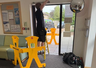 DDA Automatic Swing Door Installation – NHS Trust, Kings Lynn