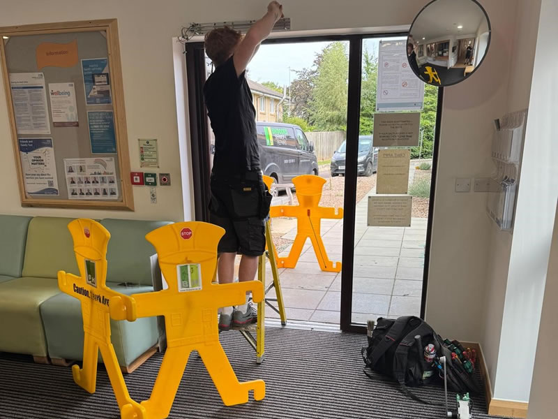 DDA Automatic Swing Door Installation – NHS Trust, Kings Lynn