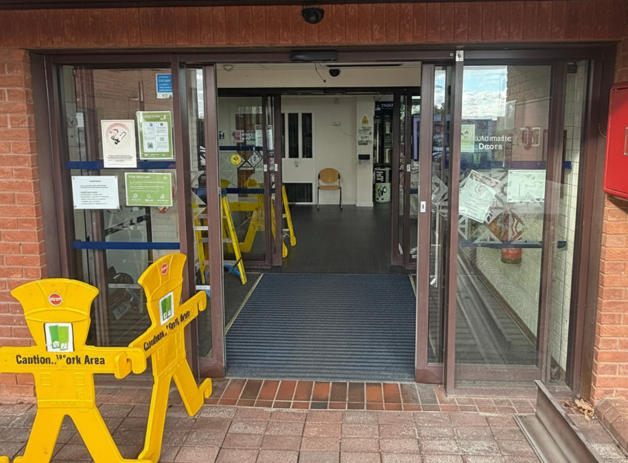 Automatic Sliding Door Repair – Maldon District Council, Essex