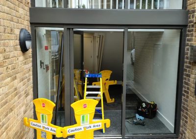 Aluminium Security Door Repair – Apartment Block, Oxford