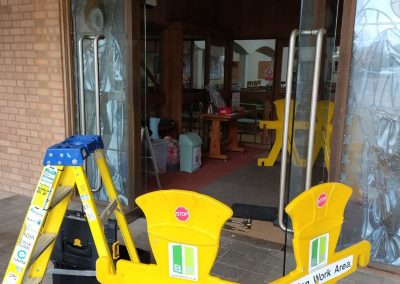 Glass Door Entrance System Repair – St Michaels and All Angels Church, Amersham