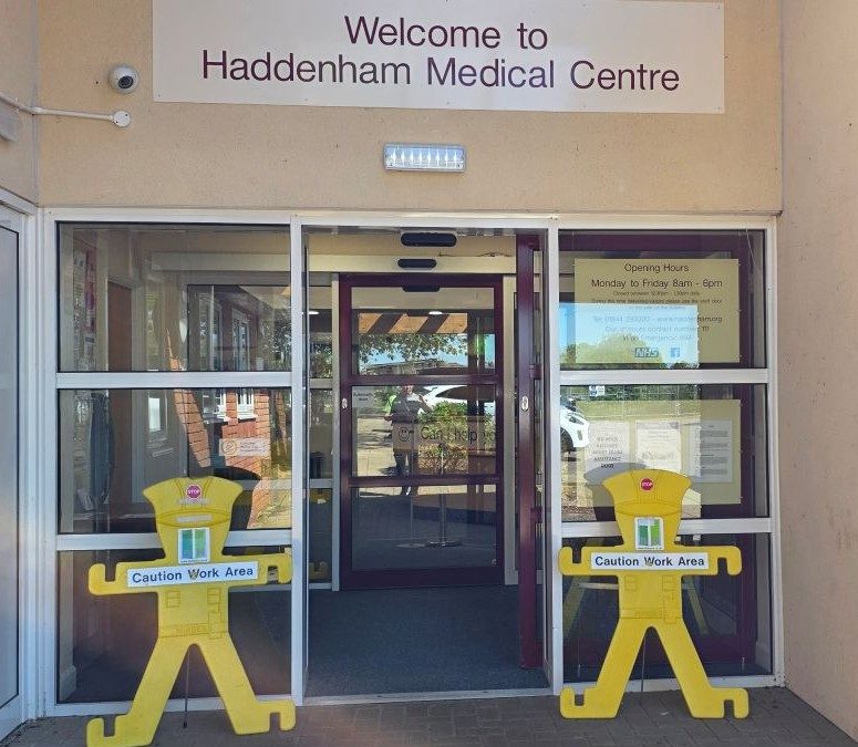 Automatic Sliding Door Service – Haddenham Medical Centre, Buckinghamshire