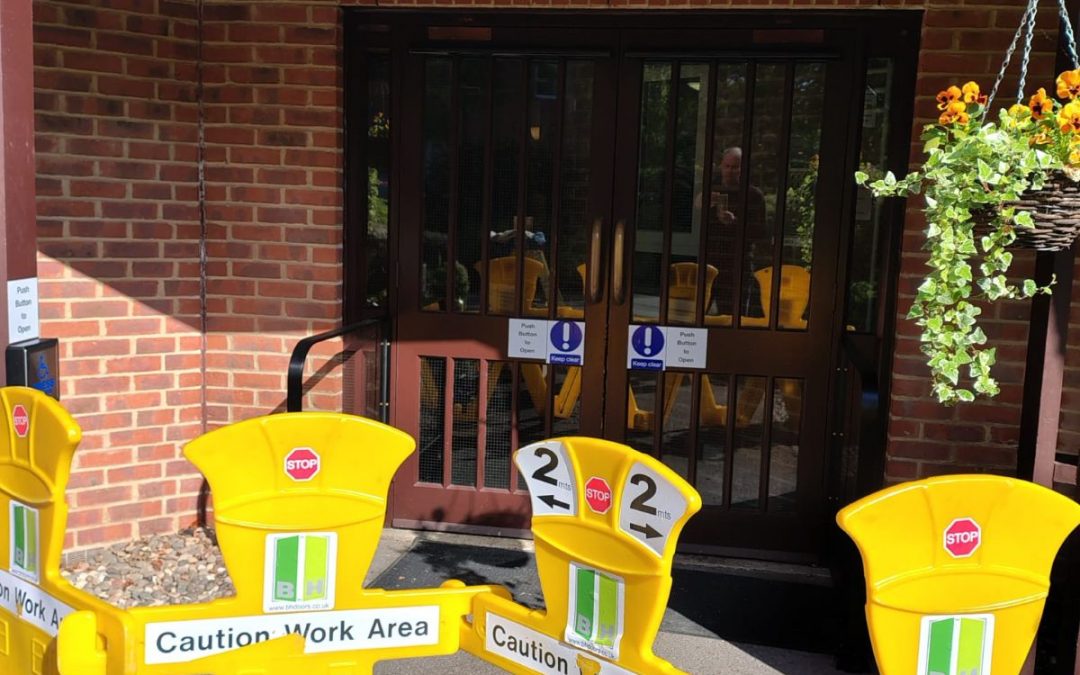 DDA Automatic Swing Door Adaption – London Court Care Home, Headington