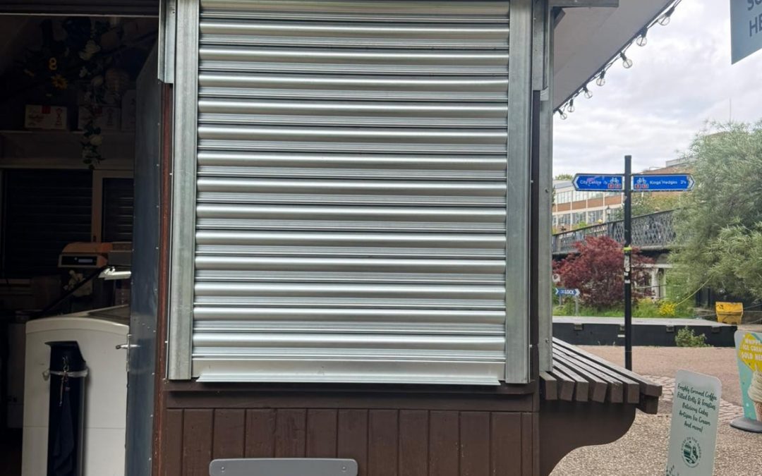 Roller Shutter Installation – Public Kiosk, Cambridge City Council