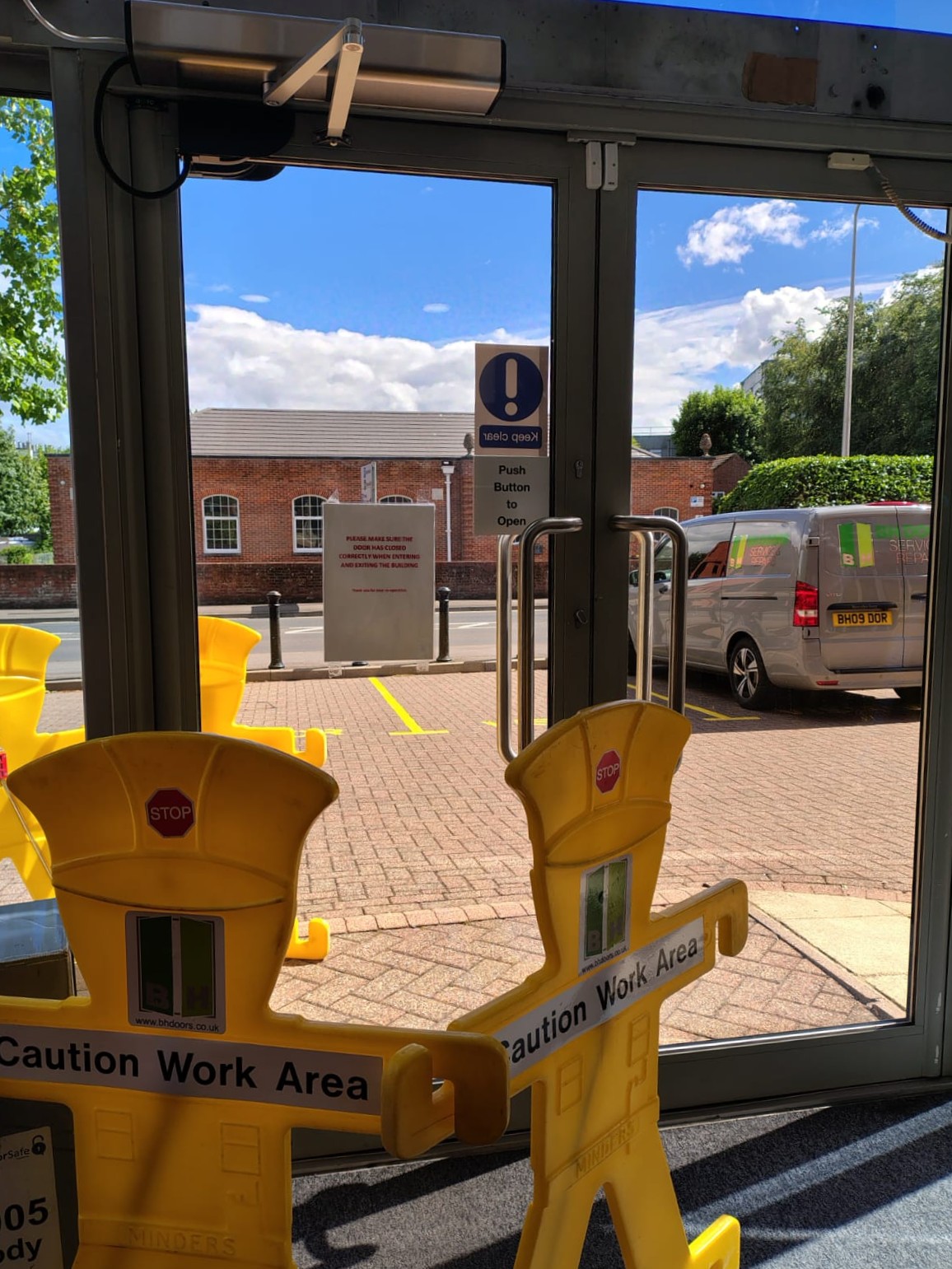 automatic swing door installation newbury berkshire