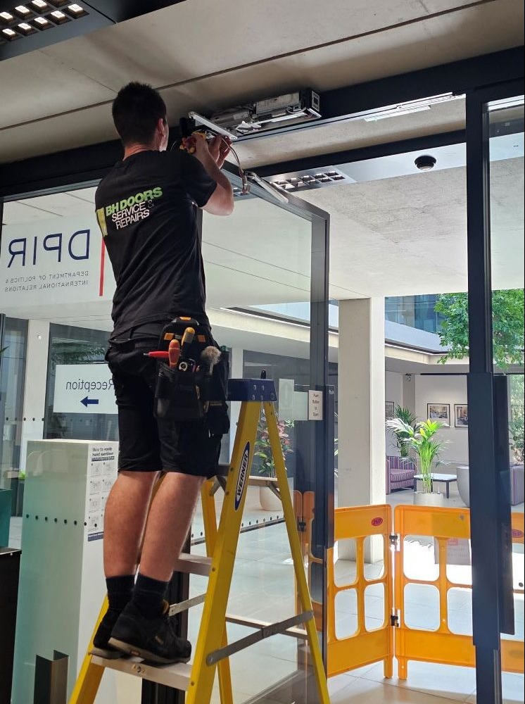 Commercial door inspection and repair